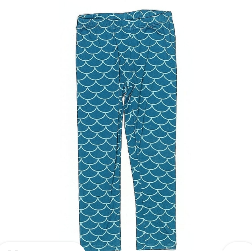 Disney Teal Mermaid Scale Leggings